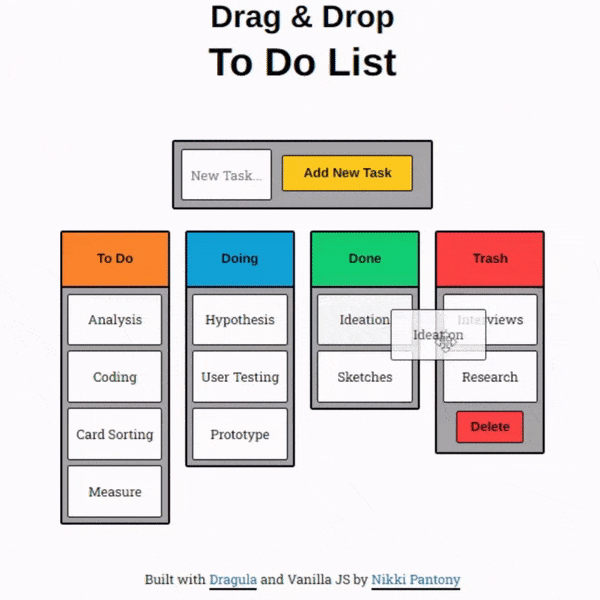 Create a Drag and Drop To-Do List Tutorial.gif